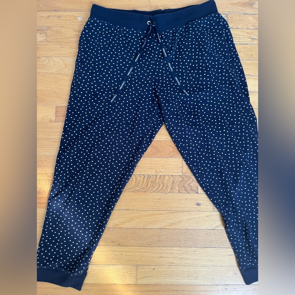 Calvin Klein blue jogger with White heart Logo